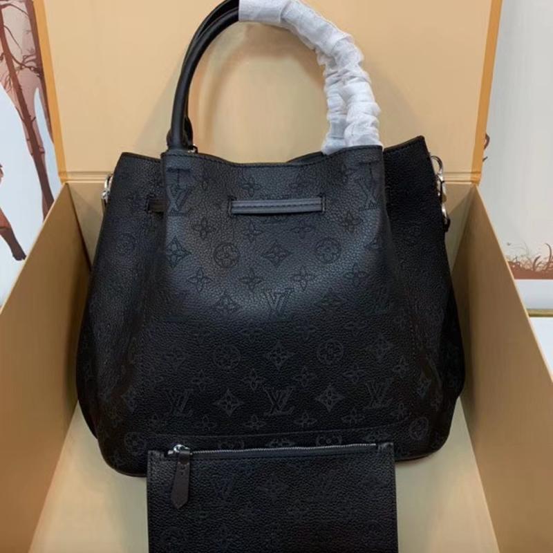 LV Handbags Tote Bags M54402 Full leather black